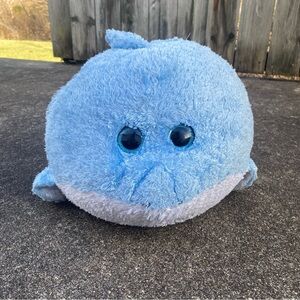 22” TY Beanie Ballz LAGUNA BEACH the Blue DOLPHIN Plush & Beans Large Jumbo